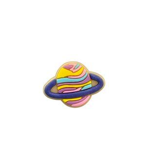 Colorful Saturn Space Planet Croc Charm For Shoes